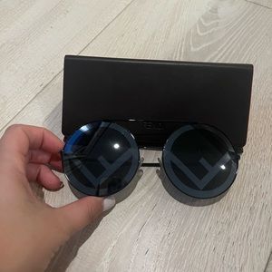 Fendi Mirror Emblem Sunglasses